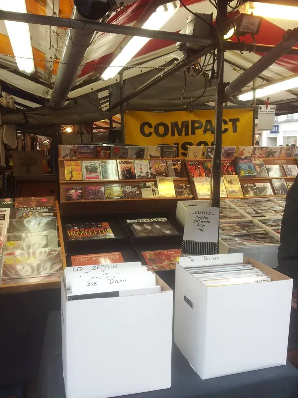 Record Store: Cambridge Market Sunday Music Stall