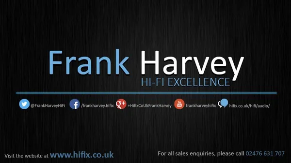 Record Store: Frank Harvey Hi Fi Excellence (Hifix)