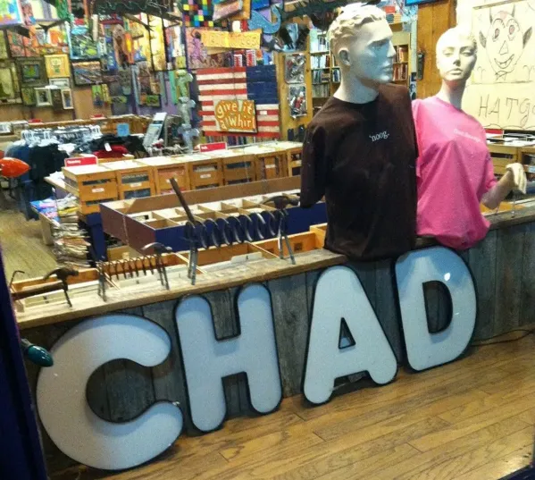 Record Store: Winder Binder - Books, Art and Music featuring Chad's Records