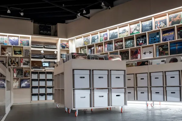 Record store thumbnail: vinyl index.