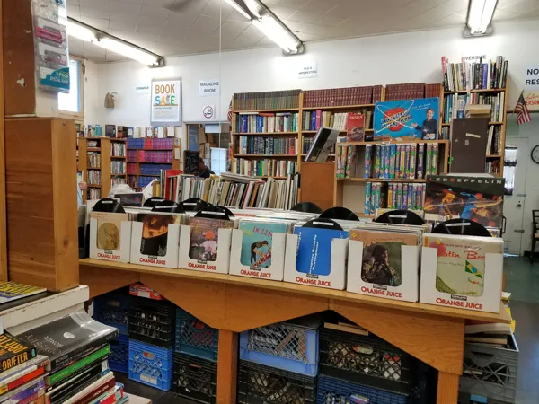 Record store thumbnail: Friends of the Whittier Public Library