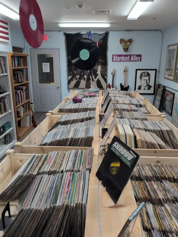 Record store thumbnail: Stardust Alley Vinyl Records at Barnacle Betty's Antique and Art Emporium