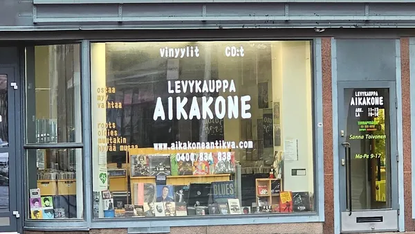Record store thumbnail: Antikvariaatti Aikakone