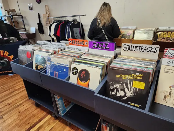 Record store thumbnail: Wax Trax Records Broadway Bazaar