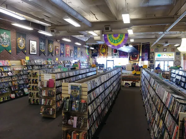 Record store thumbnail: The House of Used Movies | Games | Music