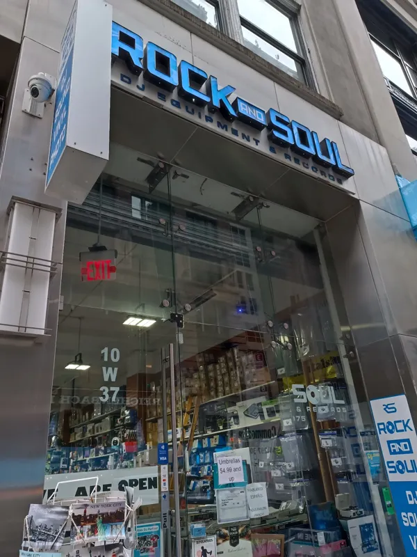 Record store thumbnail: Rock and Soul DJ Equipment and Records