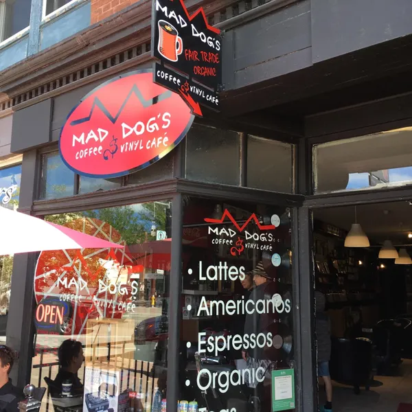 Record store thumbnail: Mad Dog's Vinyl Cafe