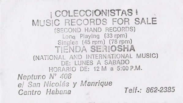Seriosha's Record Shop