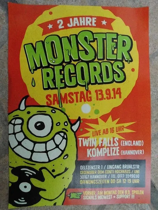 Record store thumbnail: Monster Records